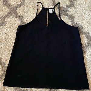 Paper Crane Black Halter Top